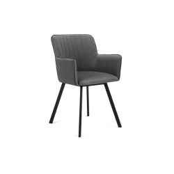 Kėdė PYRA, pilka, 56x46x84 cm