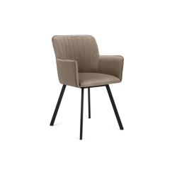 Kėdė PYRA, smėlio, 56x46x84 cm