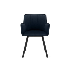 Kėdė PYRA, mėlyna, 56x46x84 cm