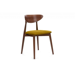 Kėdė RABO, medaus/riešutmedžio, 47x45x79 cm