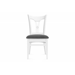 Kėdė TILO, pilka/balta, 46x44x91 cm