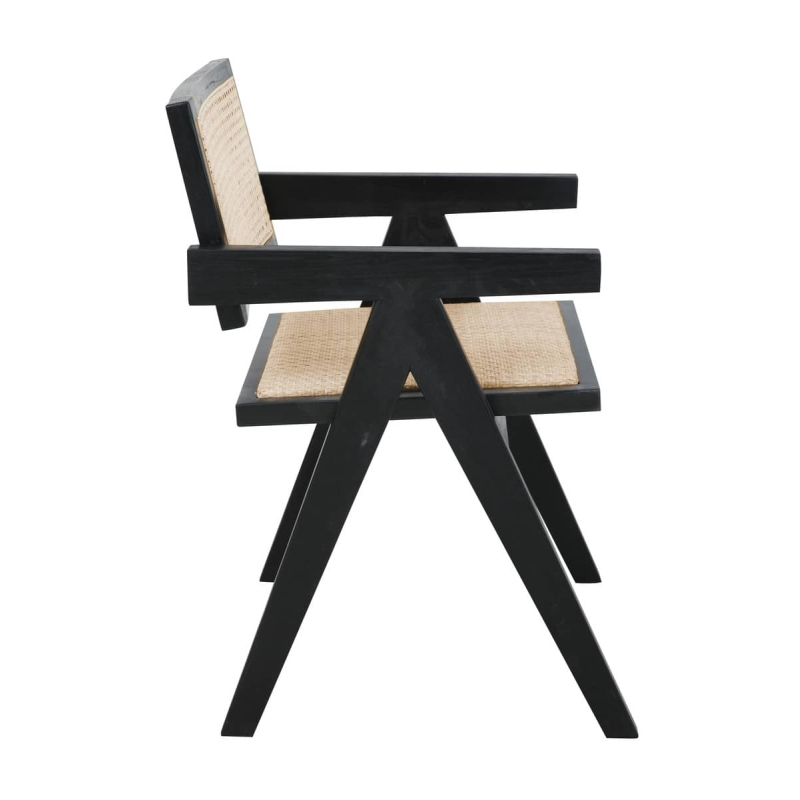 Kėdė KENA, juoda, 52x58x78 cm