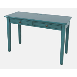 Darbo stalas AVELLINO, mėlynas, 122x51x79 cm