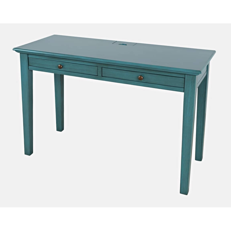 Darbo stalas AVELLINO, mėlynas, 122x51x79 cm