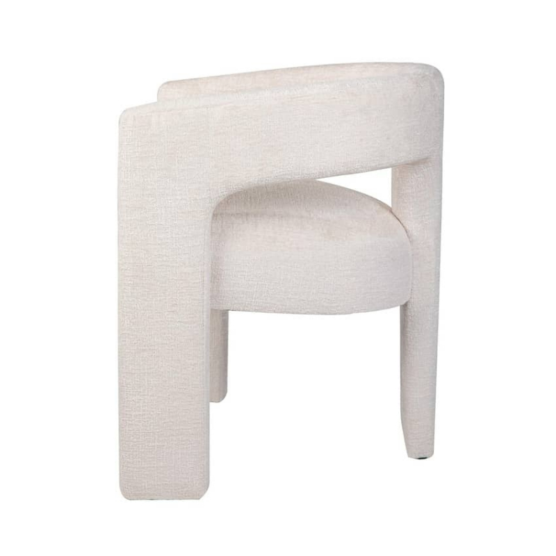 Minkšta kėdė LEITH, smėlio, 59x56x75 cm