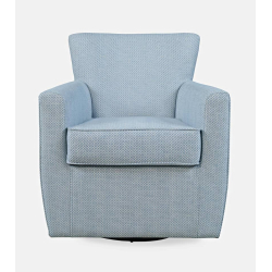 Pasukamas fotelis LEITH, šviesiai mėlynas, 83x77x90 cm