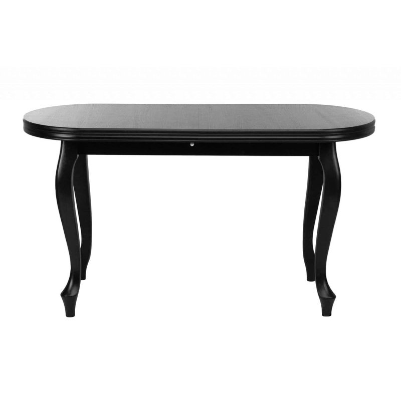 Stalas ALTI, juodas, išskleidžiamas, 160-240x90x76,5 cm