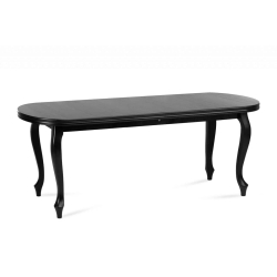 Stalas ALTI, juodas, išskleidžiamas, 200-300x100x76,5 cm
