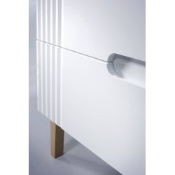 Pastatoma vonios spintelė su praustuvu 828 FIJI WHITE