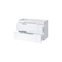 Pastatoma vonios spintelė su praustuvu 821 FIJI WHITE