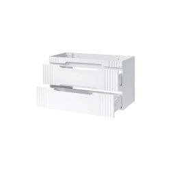 Pastatoma vonios spintelė su praustuvu 822 FIJI WHITE