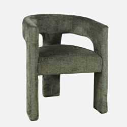 Minkšta kėdė LEITH, alyvuogių, 59x56x75 cm