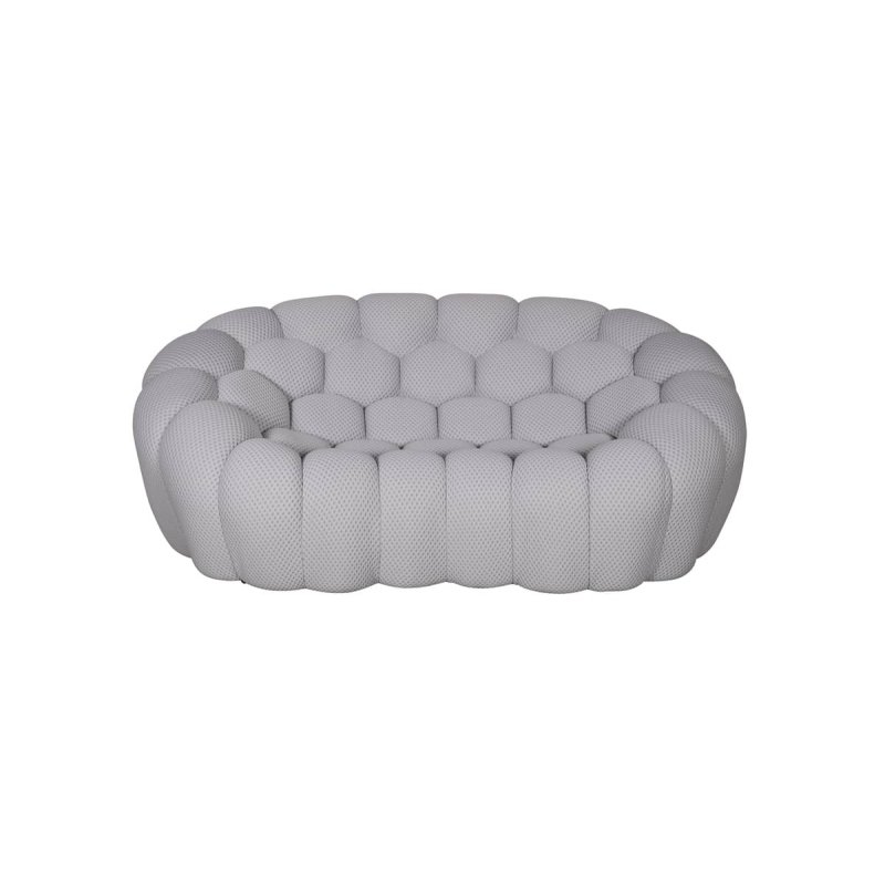 Sofa NUA, pilka, 204x120x76 cm