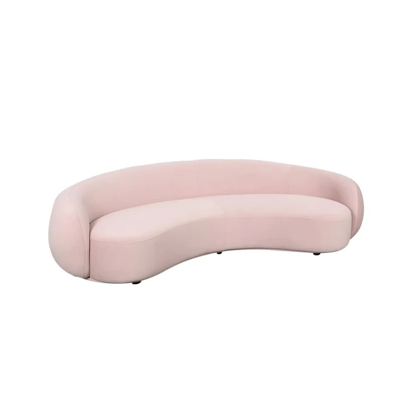Sofa NUA, rožinė, 260x125x75 cm