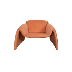 Fotelis NUA, oranžinis, 90x81x64 cm