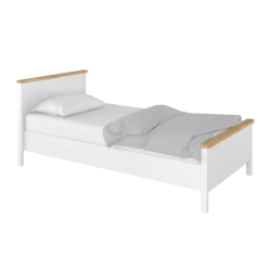Viengulė lova su čiužiniu GIGLI OAK, 104x209x100 cm