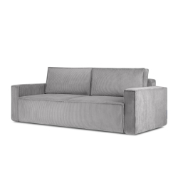 Sofa NAPA, šviesiai pilka, 228x101x89 cm