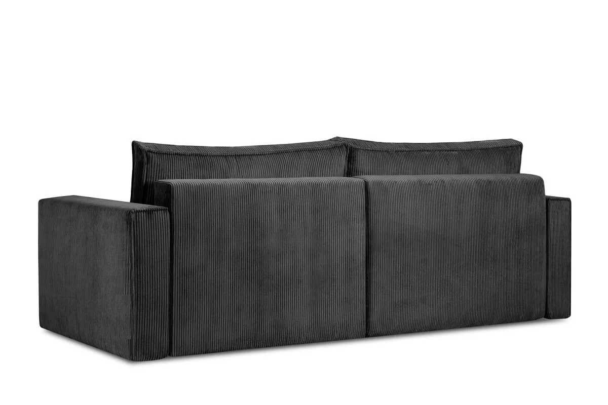 Sofa NAPA, tamsiai pilka, 228x101x89 cm