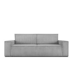 Sofa NAPA, šviesiai pilka, 244x101x89 cm