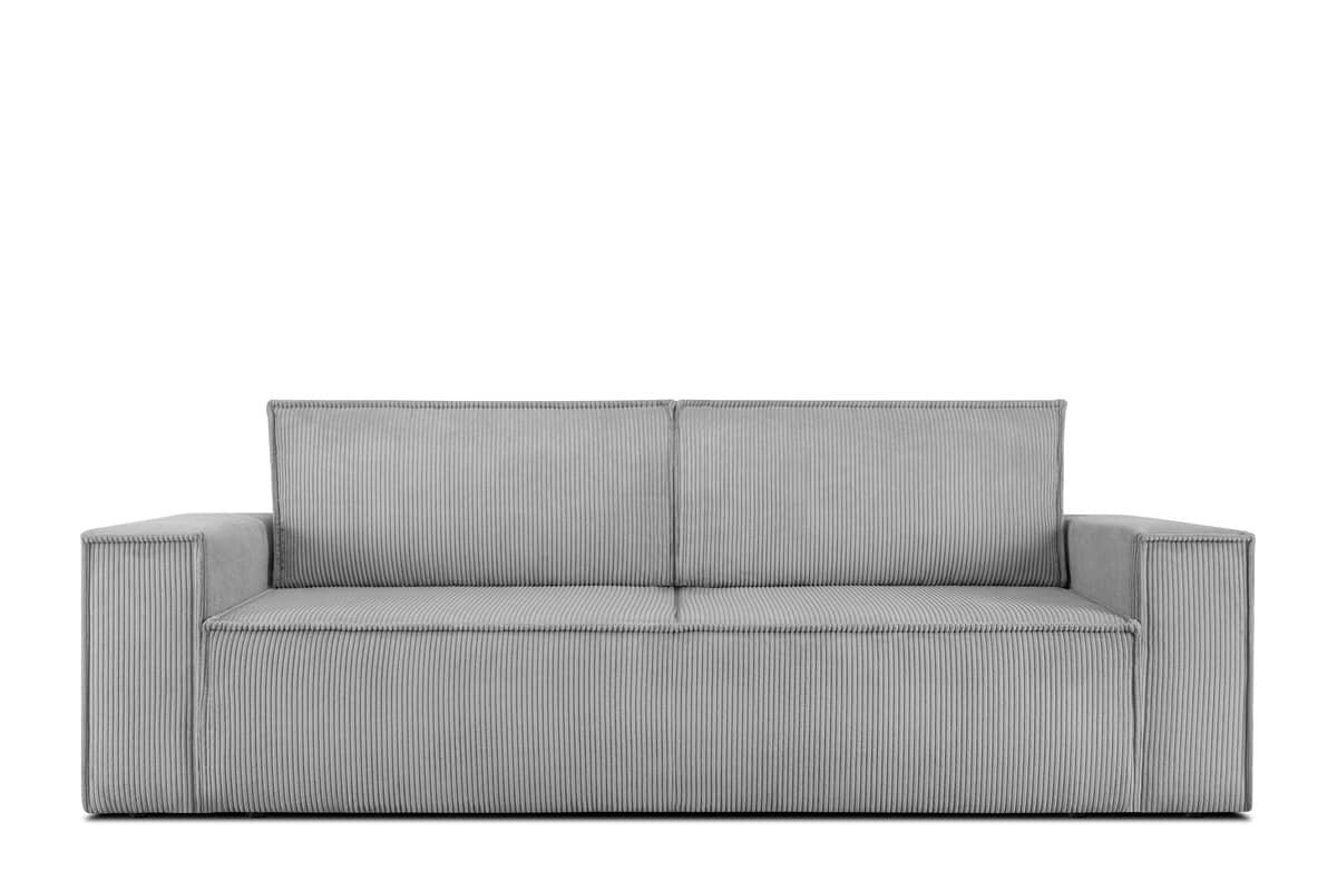 Sofa NAPA, šviesiai pilka, 244x101x89 cm