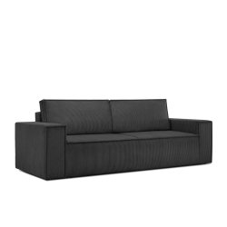 Sofa NAPA, tamsiai pilka, 244x101x89 cm