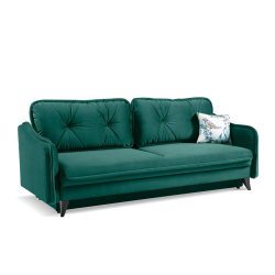 Sofa MELIC, žalia, 225x93x85 cm