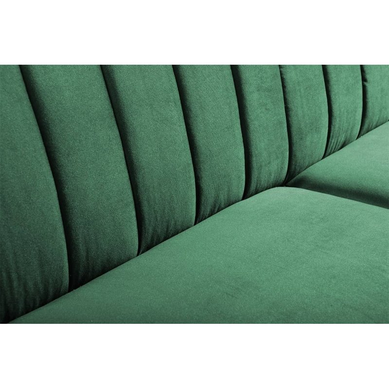 Sofa CAVIC, žalia, 222x93x90 cm