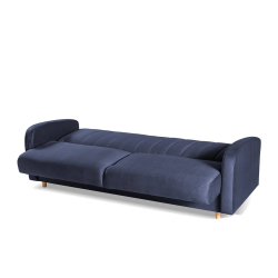 Sofa CAVIC, mėlyna, 222x93x90 cm