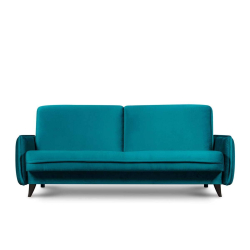 Sofa GRINDA, jūros mėlyna, 225x93x100 cm