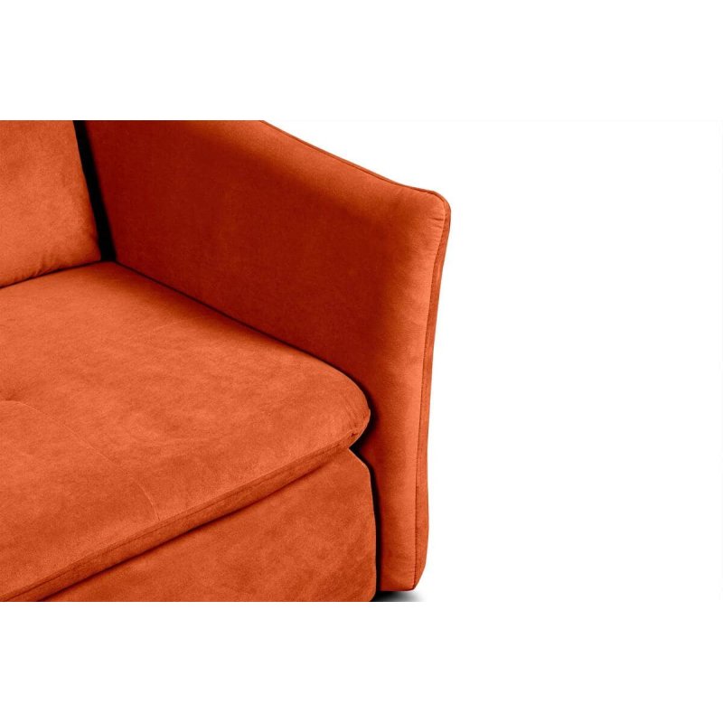 Sofa TENU, oranžinė, 230x92x97 cm