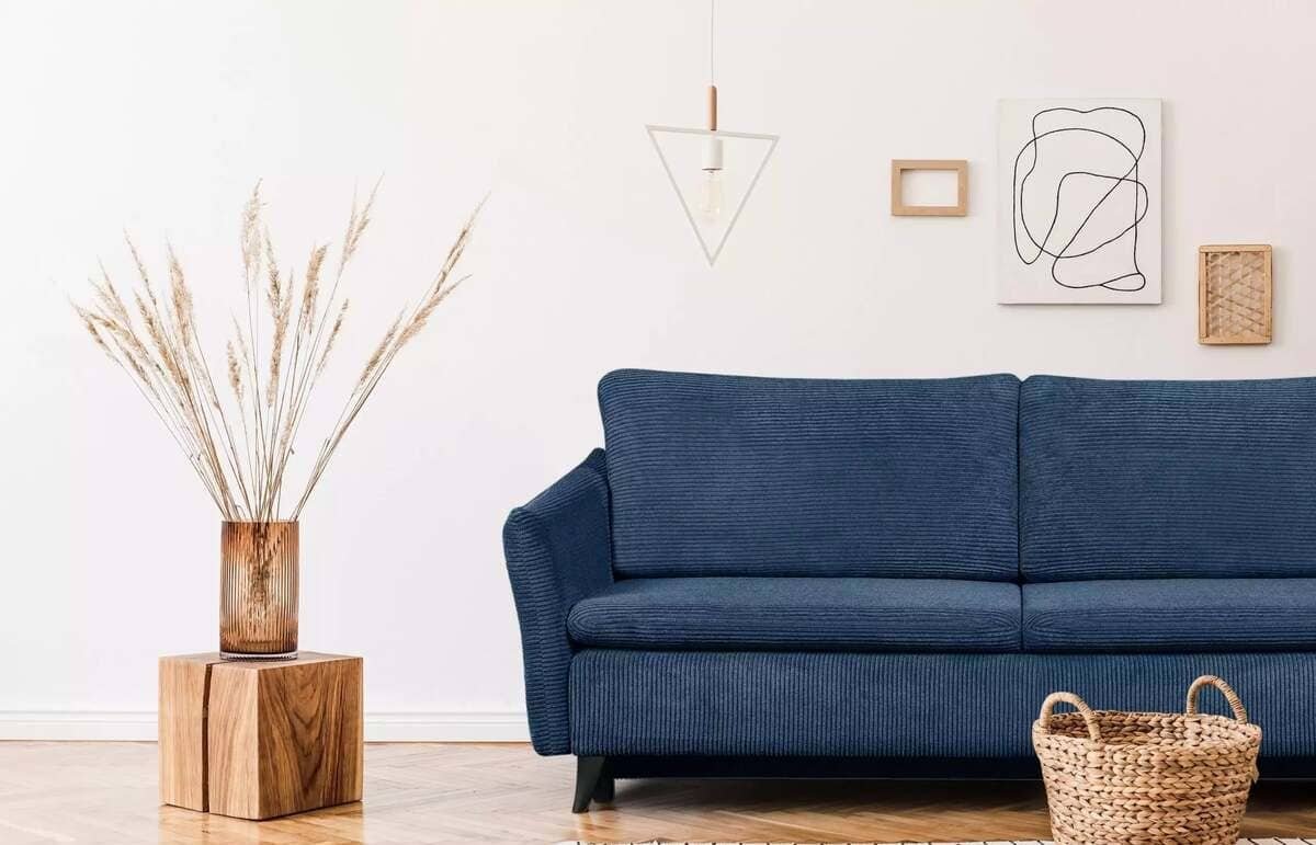 Sofa TENU A, mėlyna, 230x92x97 cm
