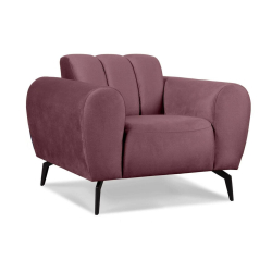 Fotelis RUBERI, rožinis, 98x92x78 cm