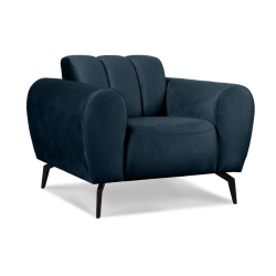 Fotelis RUBERI, mėlynas, 98x92x78 cm