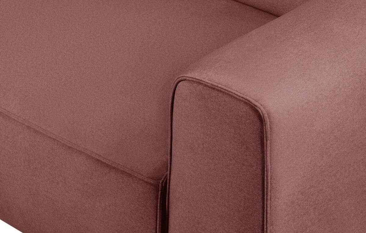 Sofa VESTRU, rožinė, 175x92x78 cm