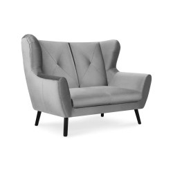 Sofa MIRU, šviesiai pilka, 146x100x105 cm
