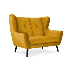 Sofa MIRU, geltona, 146x100x105 cm