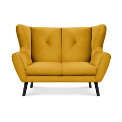Sofa MIRU, geltona, 146x100x105 cm