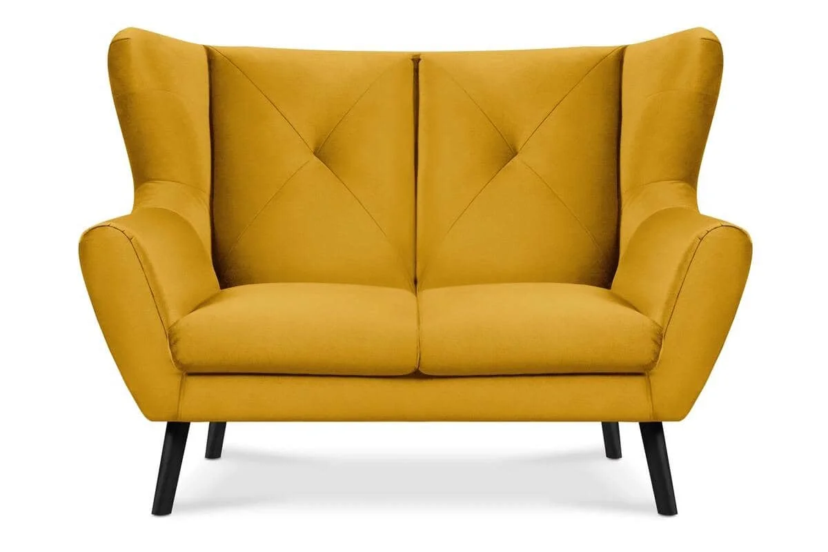 Sofa MIRU, geltona, 146x100x105 cm