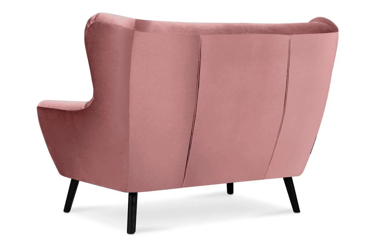 Sofa MIRU, rožinė, 146x100x105 cm