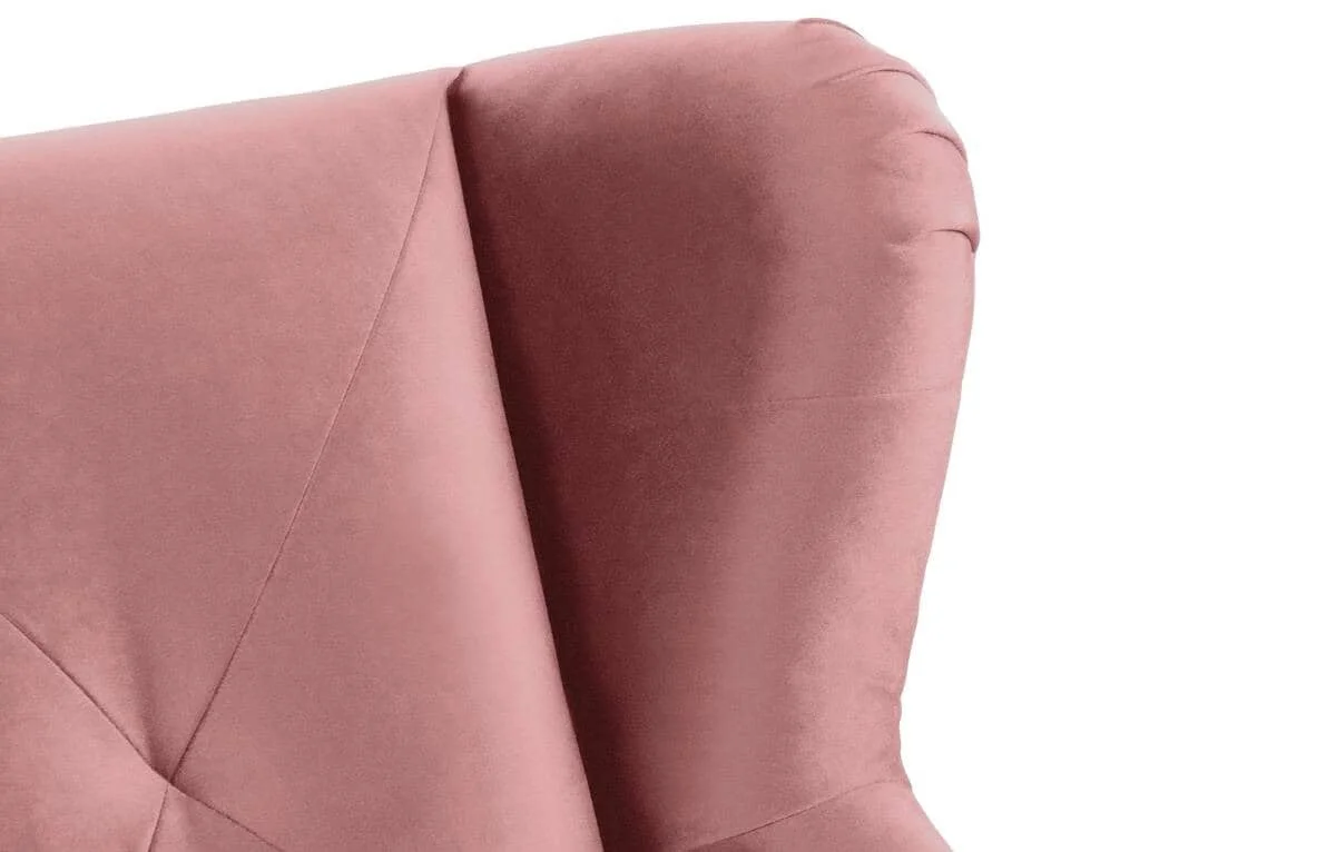 Sofa MIRU, rožinė, 146x100x105 cm