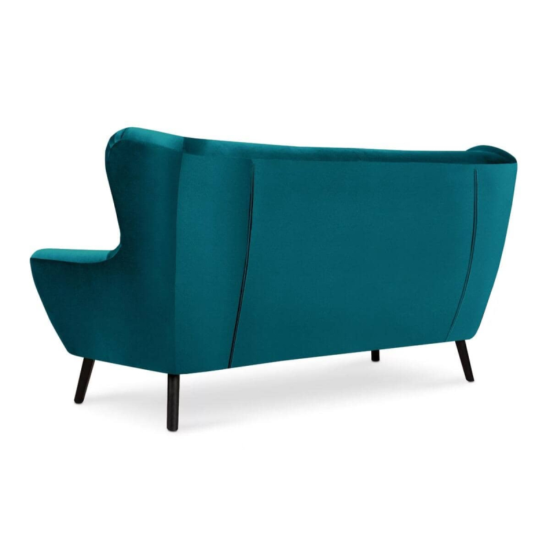 Sofa MIRU, jūros mėlyna, 196x100x105 cm