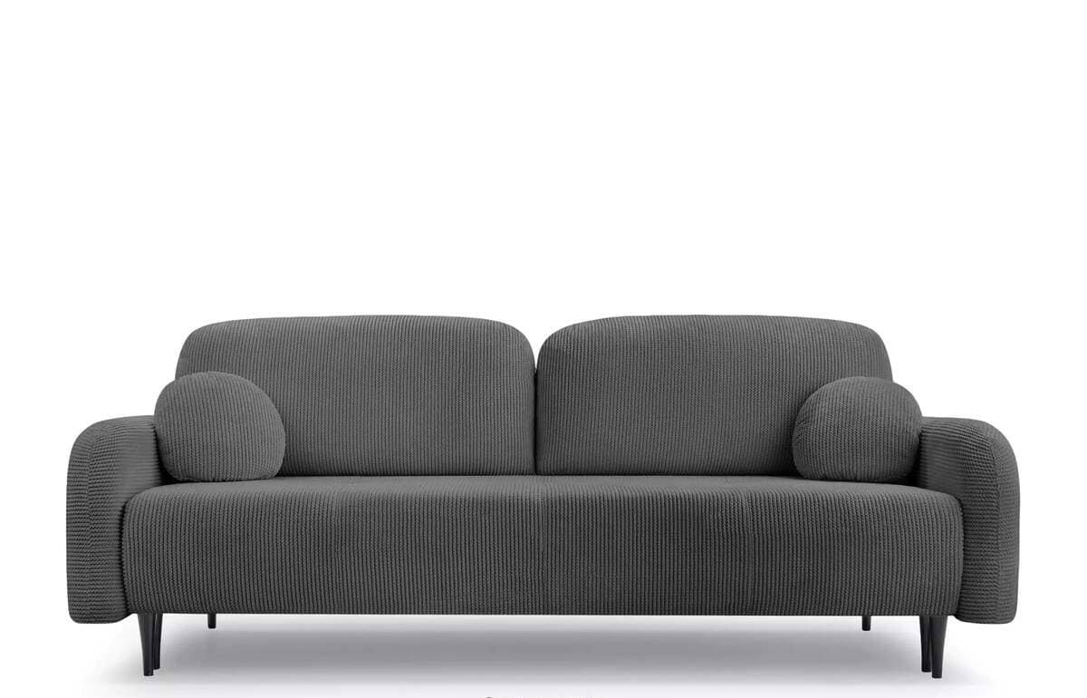 Sofa NUBUS, tamsiai pilka, 230x102x95 cm