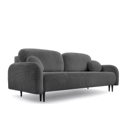 Sofa NUBUS, tamsiai pilka, 230x102x95 cm
