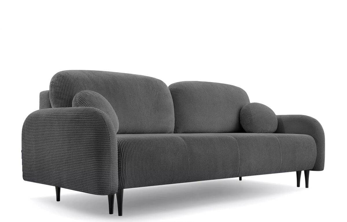 Sofa NUBUS, tamsiai pilka, 230x102x95 cm