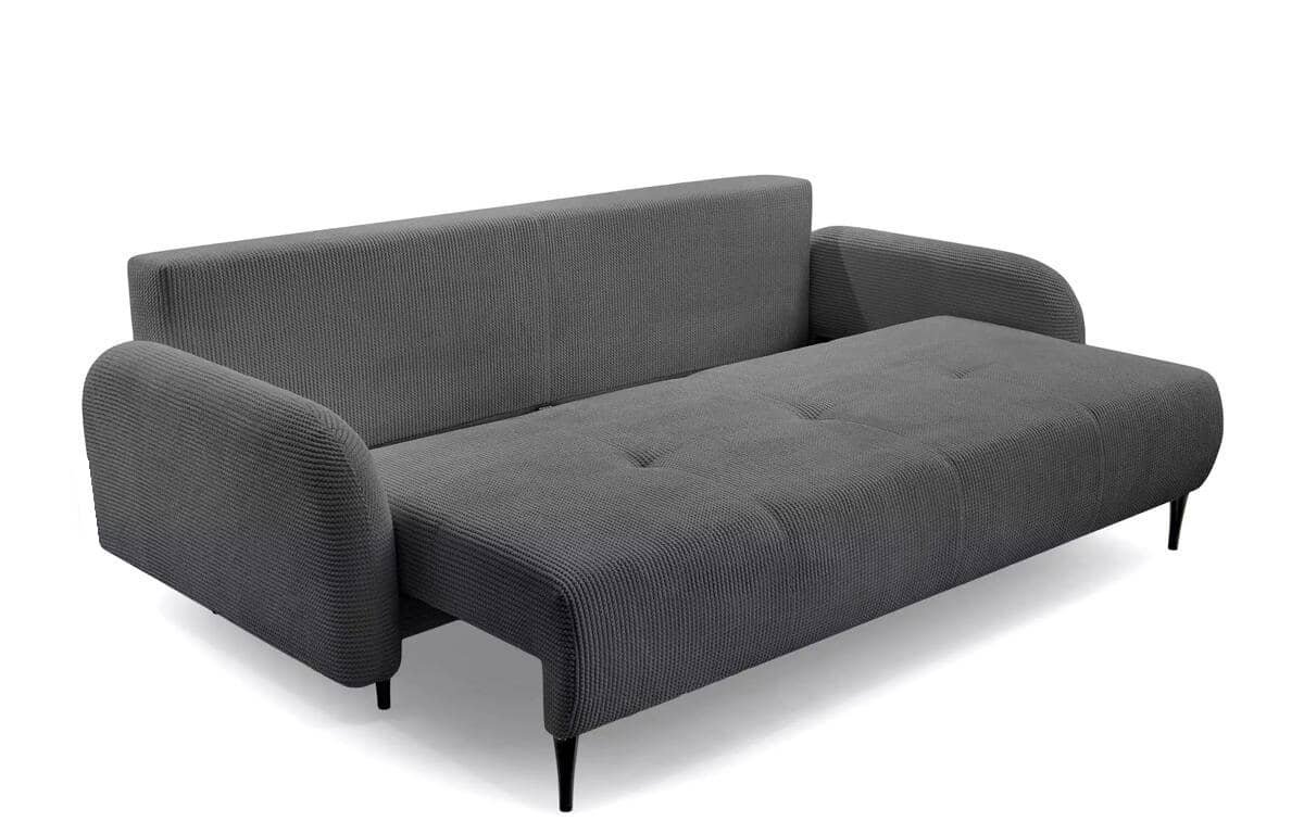 Sofa NUBUS, tamsiai pilka, 230x102x95 cm