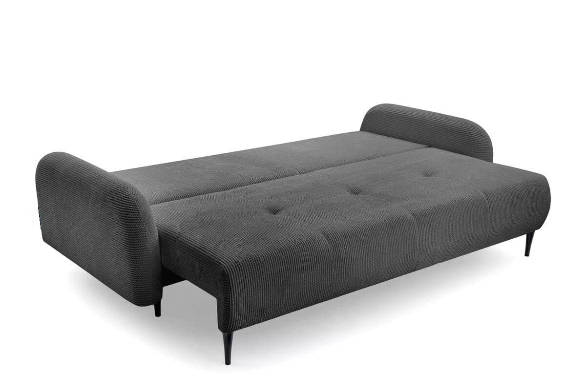 Sofa NUBUS, tamsiai pilka, 230x102x95 cm