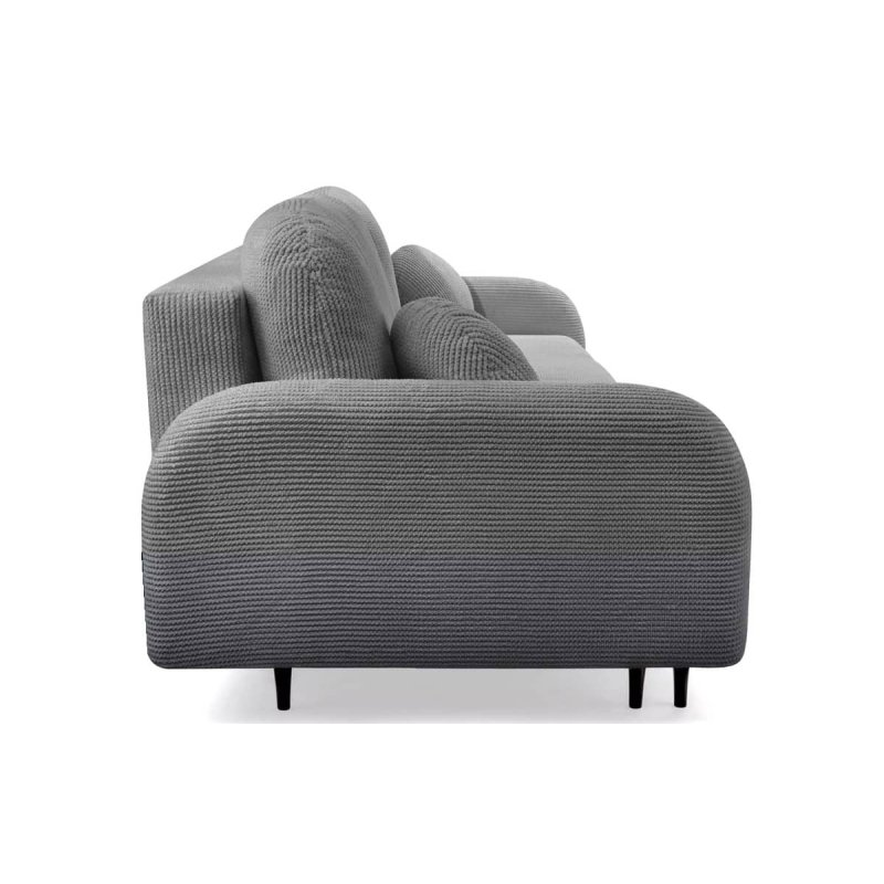 Sofa NUBUS, tamsiai pilka, 230x102x95 cm