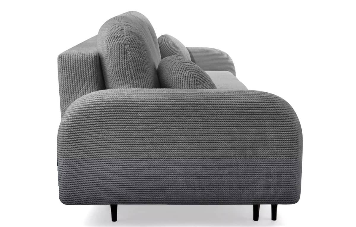 Sofa NUBUS, tamsiai pilka, 230x102x95 cm