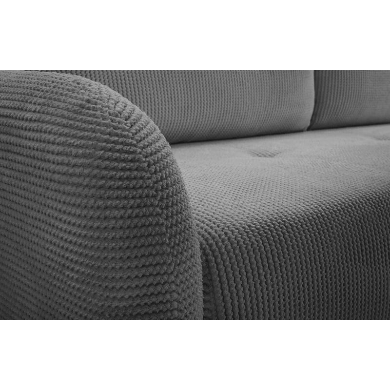 Sofa NUBUS, tamsiai pilka, 230x102x95 cm