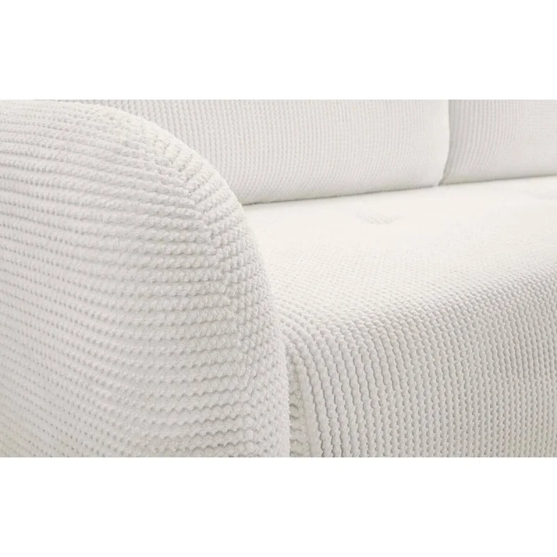 Sofa NUBUS, kreminė, 230x102x95 cm